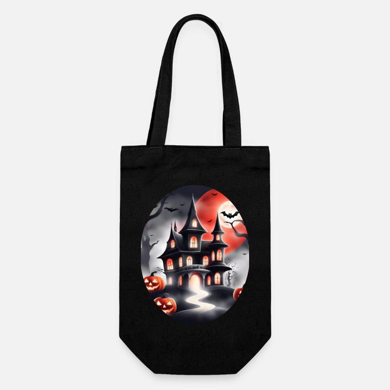 Halloween - Geschenkbeutel für Flaschen - Schwarz