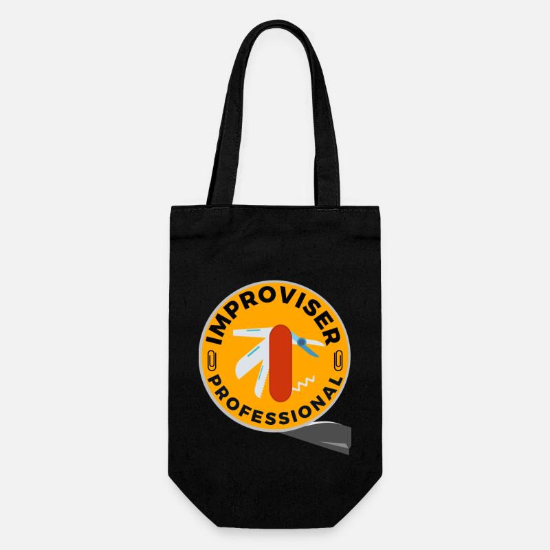 Improviser Professional - Gift Bag for Bottles - black