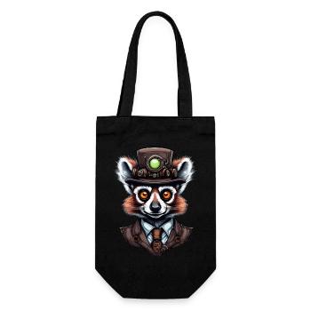 Lemur - Gift Bag for Bottles - black - Front