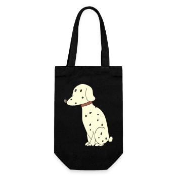 Dalmatian Dog - Gift Bag for Bottles - black - Front