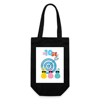 Abattu à 10. Intense et précis. - Sac à bouteille - noir - Devant