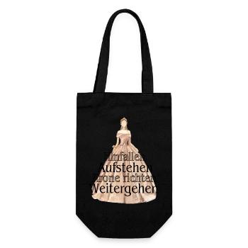Tombez, relevez-vous, redressez votre couronne, avancez - Sac à bouteille - noir - Devant