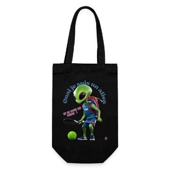Joueur de padel - Sac à bouteille - noir - Devant