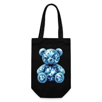Diamant Ours en cristal Diamants - Sac à bouteille - noir - Devant