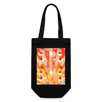 Dessert Sunrise - Gift Bag for Bottles - black - Front
