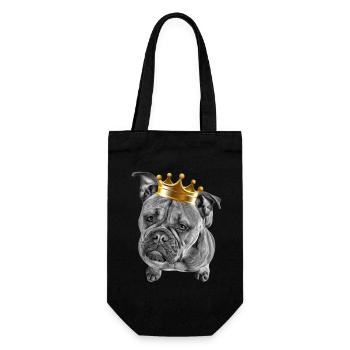 Bouledogue Vieux Bouledogue Anglais Chien Chiens - Sac à bouteille - noir - Devant
