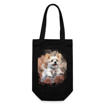 Chien volant - Sac à bouteille - noir - Devant
