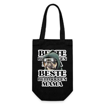BEST BULLDOGS Maman chien BULLDOG Dogs - Sac à bouteille - noir - Devant