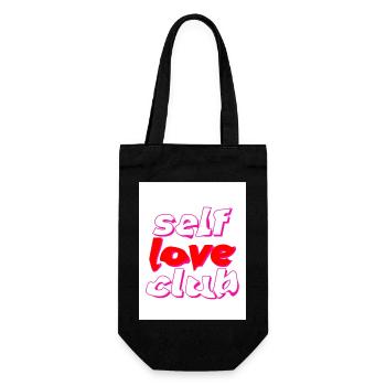 Self love club - Sac à bouteille - noir - Devant