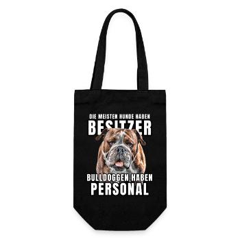 Les bouledogues ont des chiens de bouledogue personnels - Sac à bouteille - noir - Devant