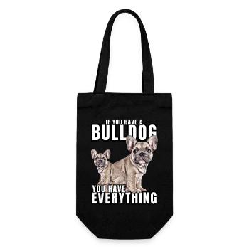 SI VOUS AVEZ UN BOULEDOGUE - bouledogue français - Sac à bouteille - noir - Devant