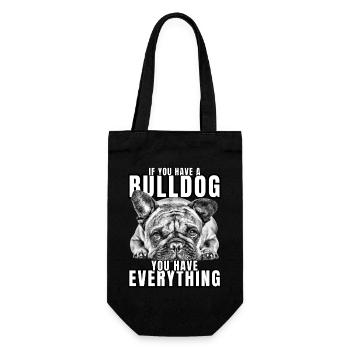 SI VOUS AVEZ UN BOULEDOGUE - Bulldog Dog CHIENS - Sac à bouteille - noir - Devant