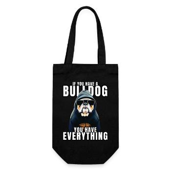 SI VOUS AVEZ UN BOULEDOGUE - Bulldog Dog CHIENS - Sac à bouteille - noir - Devant