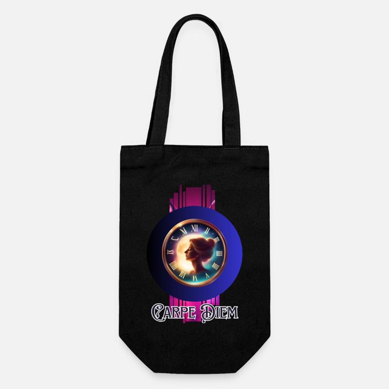 Carpe Diem - Sac à bouteille - noir
