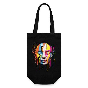 Masque de couleur - Sac à bouteille - noir - Devant