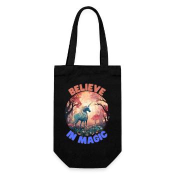 Unicorn3 - Gift Bag for Bottles - black - Front