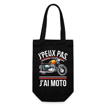 J'peux pas, j'ai moto - Sac à bouteille - noir - Devant