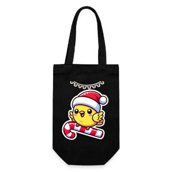 Canaries de Noël - Sac à bouteille - noir - Devant