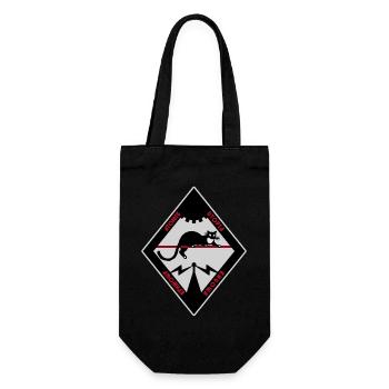 Atomic Utopia - Bat Rhombus - Gift Bag for Bottles - black - Front