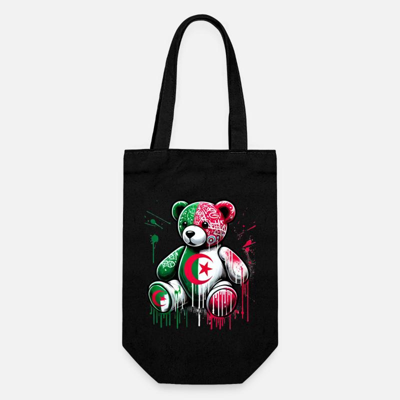 Ourson Dz Art - Sac à bouteille - noir