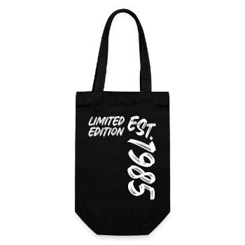 Limited Edition Est. 1985 - Gift Bag for Bottles - black - Front