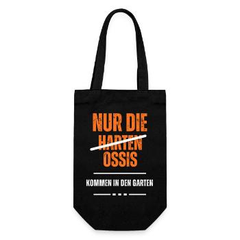 ossi Shirt - Geschenkbeutel für Flaschen - Schwarz - Vorne