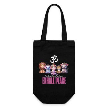 Meditation Squad - Gift Bag for Bottles - black - Front