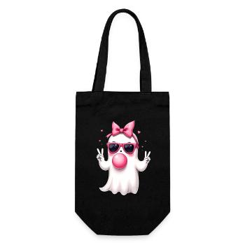 Fantôme mignon - Sac à bouteille - noir - Devant