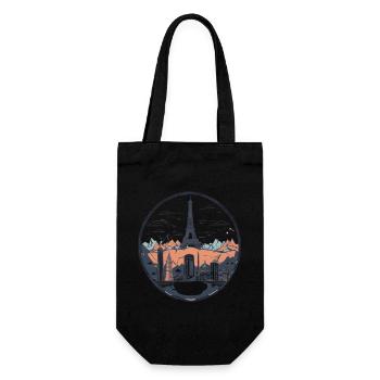 TRAVEL : PARIS EDITION - Geschenkbeutel für Flaschen - Schwarz - Vorne