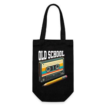 Cassette Old School Cassette Mixtape - Sac à bouteille - noir - Devant