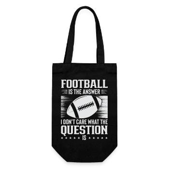 football américain - Sac à bouteille - noir - Devant