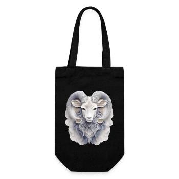 Zodiac sign Aries - Gift Bag for Bottles - black - Front