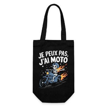 J'peux pas j'ai moto - Sac à bouteille - noir - Devant