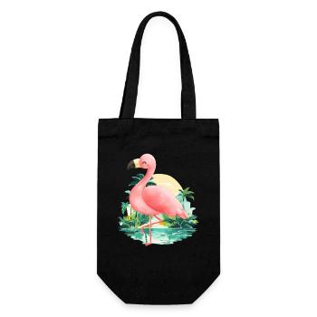 Flamant - Sac à bouteille - noir - Devant