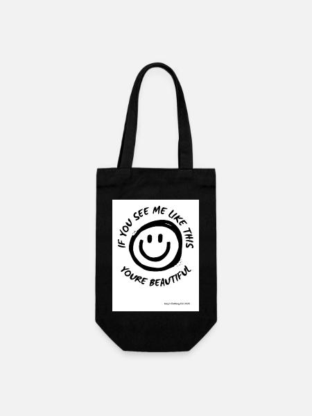 Youre Beautiful - Gift Bag for Bottles - black