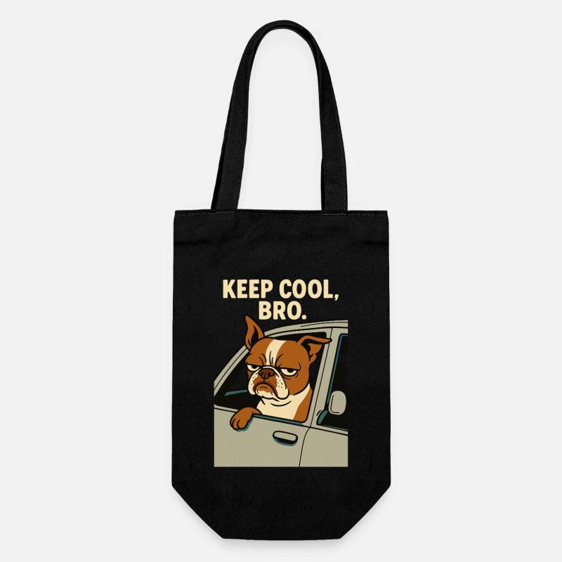 Keep Cool, Bro Pablo - Geschenkbeutel für Flaschen - Schwarz