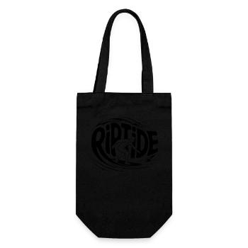 Riptide - Logo de surfeur cool - Sac à bouteille - noir - Devant