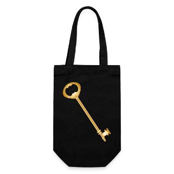 Antique Or Tonalité Minimaliste - Sac à bouteille - noir - Devant