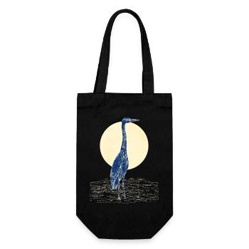 HÉRON CENDRÉ - Sac à bouteille - noir - Devant
