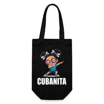 Drapeau de Cuba Jolies Cubanitas Filles Femmes - Sac à bouteille - noir - Devant
