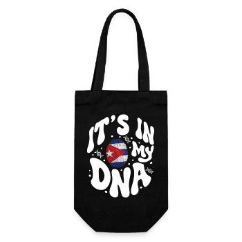 ADN cubain Cuba Drapeau hispanique - Sac à bouteille - noir - Devant