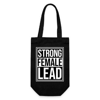 Strong Female Lead Feminism Empowerment Women - Gift Bag for Bottles - black - Front
