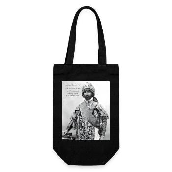Haile Selassie I Jah Rastafari Rasta Reggae Roots - Gift Bag for Bottles - black - Front