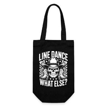 Cowboy en Ligne de Crâne - Sac à bouteille - noir - Devant