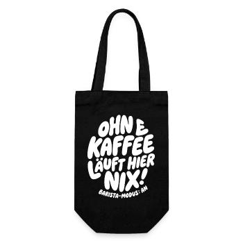 Rien ne marche ici sans café - Sac à bouteille - noir - Devant