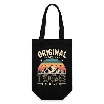 Februar 1968 – Legende der Gipfel und Berge - Geschenkbeutel für Flaschen - Schwarz - Vorne