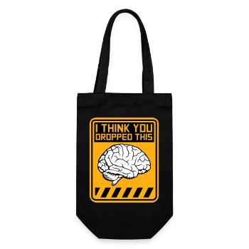 Je crois que tu as laissé tomber ton humour sarcastique, c’est le cerveau - Sac à bouteille - noir - Devant