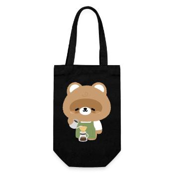 Beaver Barista Cozy Brew - Gift Bag for Bottles - black - Front