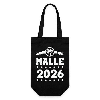 Palmiers de Majorque 2026 - Sac à bouteille - noir - Devant