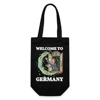 Parti allemand Lustig Steuern - Sac à bouteille - noir - Devant